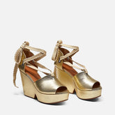 SANDALS - DOTY, light gold || OUTLET - Clergerie Paris - USA