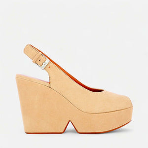 WEDGES - DYLAN, beige || OUTLET - Clergerie Paris - USA