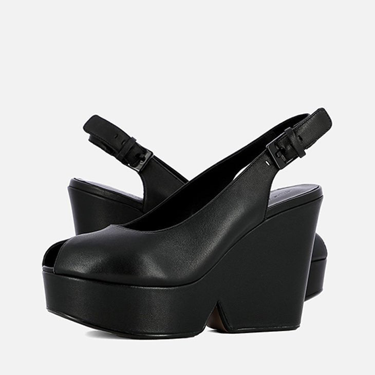 WEDGES - DYLAN, black - Clergerie Paris - USA