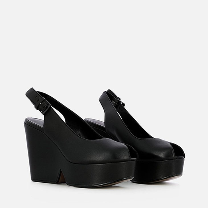 WEDGES - DYLAN, black - Clergerie Paris - USA