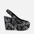 WEDGES - DYLAN, fabric black - Clergerie Paris - USA