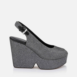 WEDGES - DYLAN, fabric stone - Clergerie Paris - USA