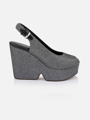 WEDGES - DYLAN, fabric stone - Clergerie Paris - USA