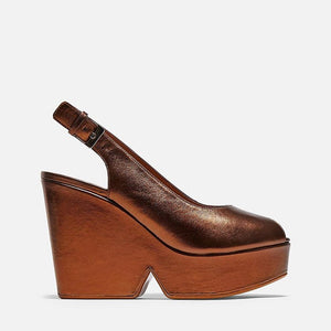 WEDGES - DYLAN, rust - Clergerie Paris - USA