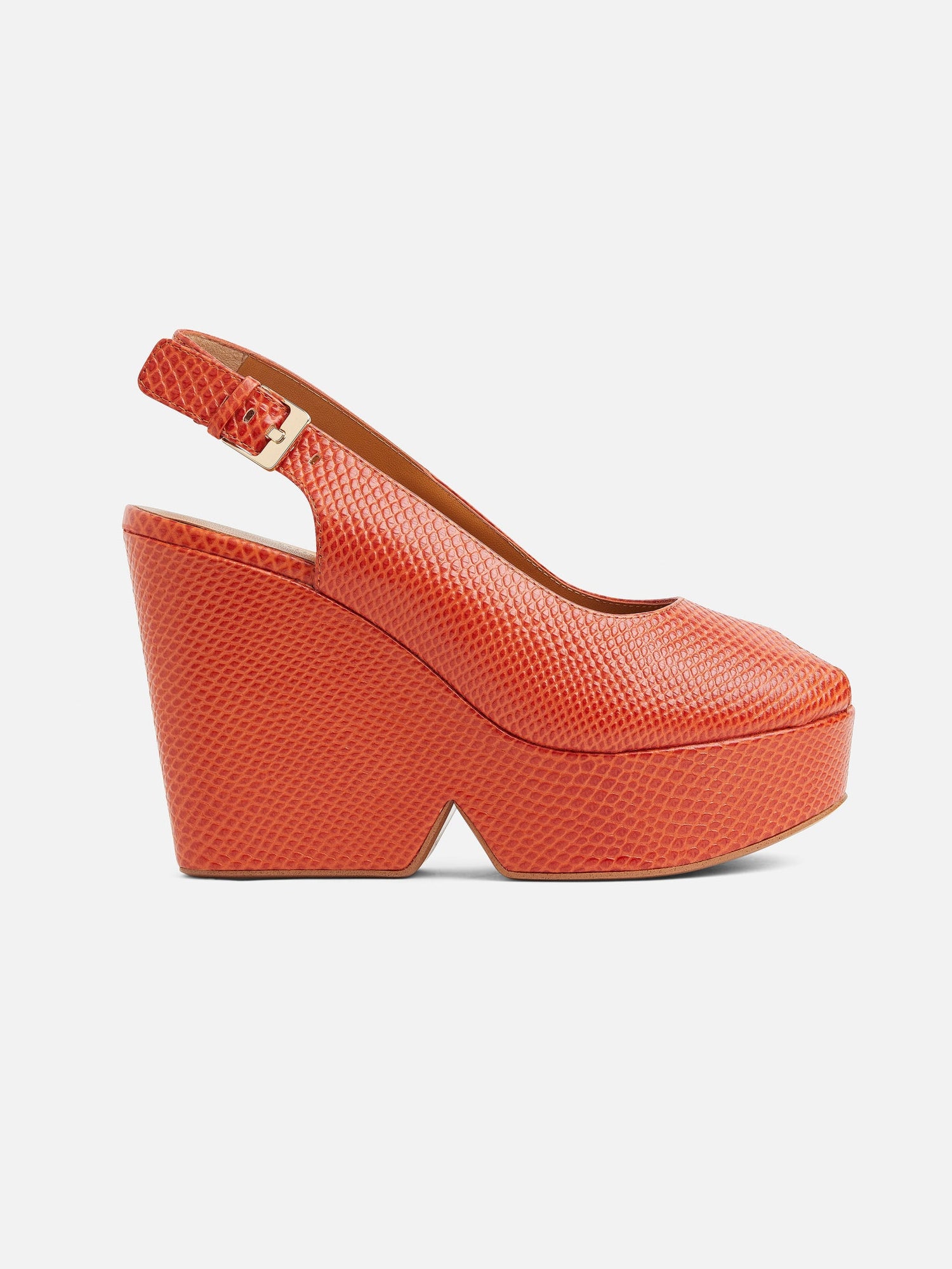 WEDGES - DYLAN, snake - effect spice - Clergerie Paris - USA