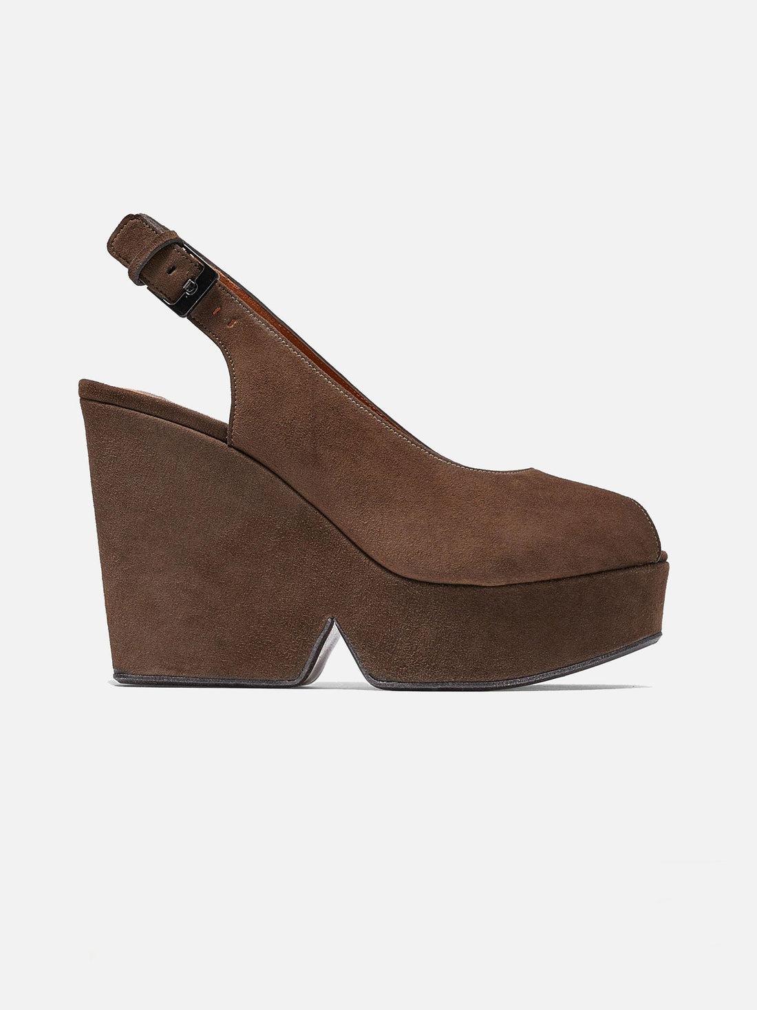 WEDGES - DYLAN, suede brown - Clergerie Paris - USA