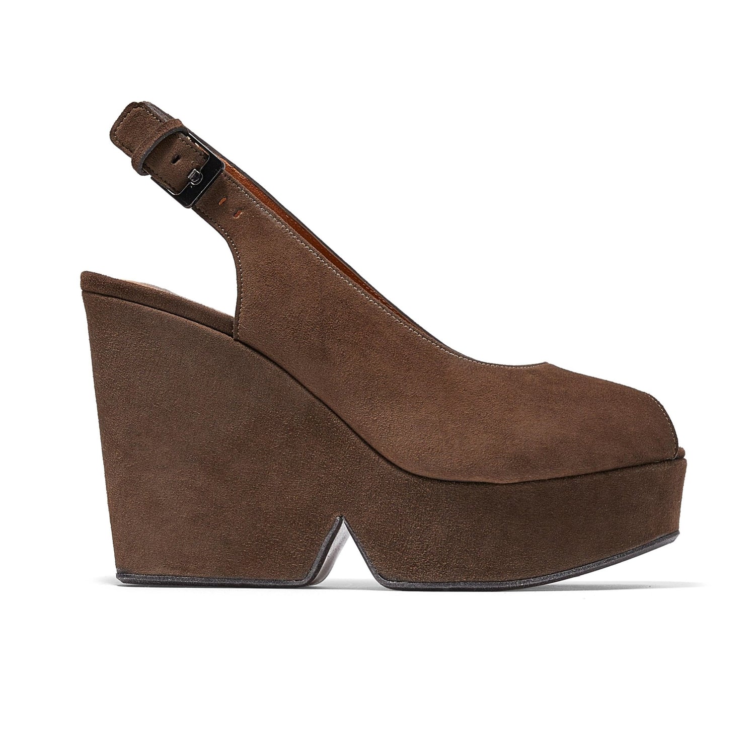 WEDGES - DYLAN, suede brown - Clergerie Paris - USA