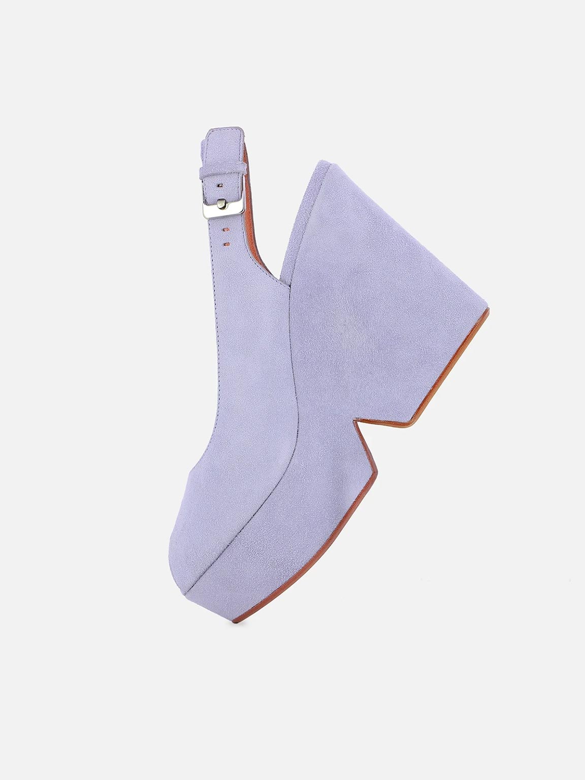 WEDGES - DYLAN, suede purple - Clergerie Paris - USA