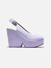 WEDGES - DYLAN, suede purple - Clergerie Paris - USA