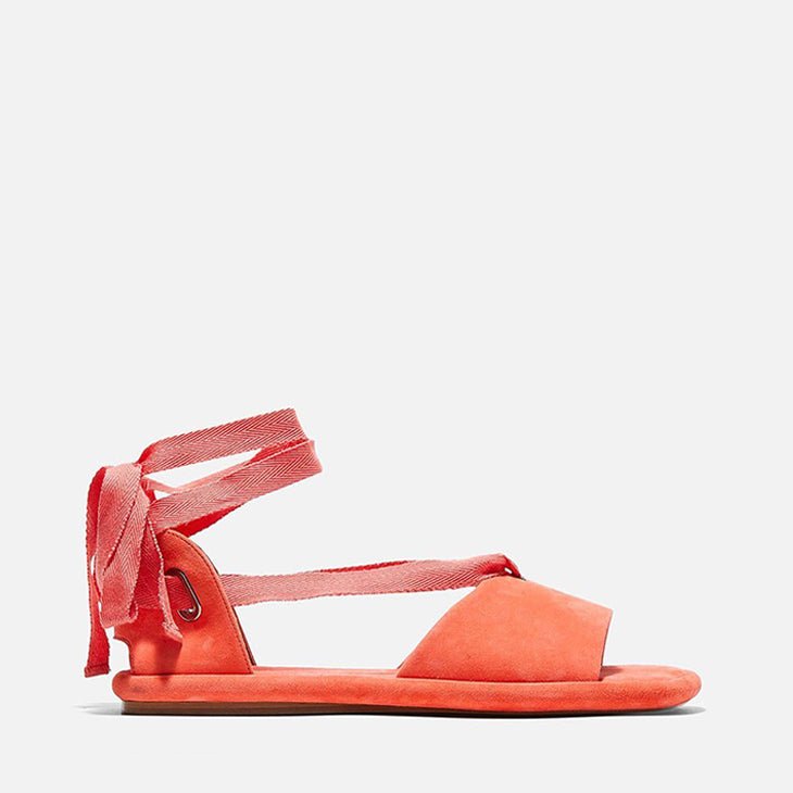 SANDALS - EUGENIE, pink suede || OUTLET - Clergerie Paris - USA