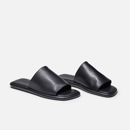 MULES - EZY mules, black lambskin || OUTLET - EZYBLKNAPM350 - Clergerie Paris - USA