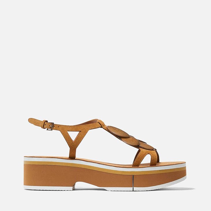 SANDALS - FABIA, brown suede || OUTLET - Clergerie Paris - USA