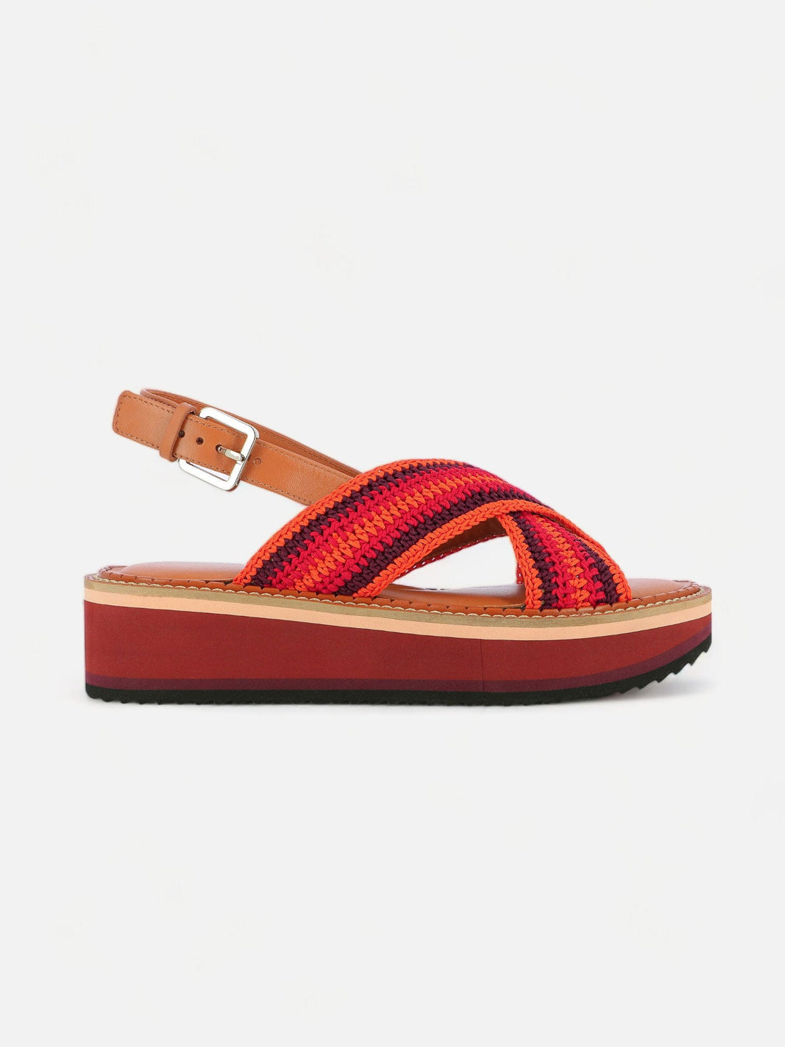 SANDALS - FADEN, jaspe crochet - Clergerie Paris - USA
