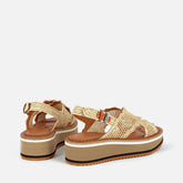 SANDALS - FEEL, natural raffia - Clergerie Paris - USA