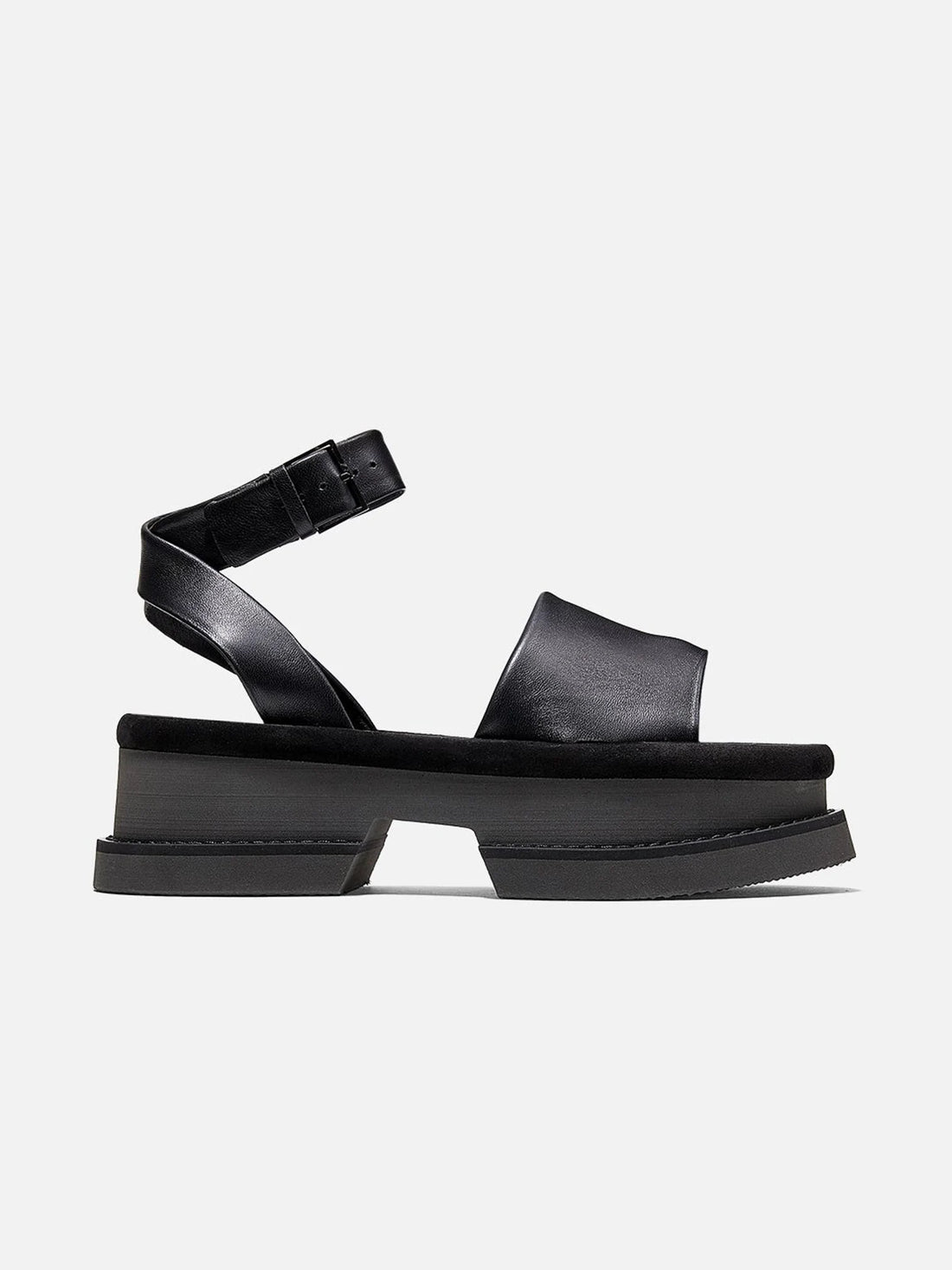 FILATE sandals, lambskin black || OUTLET