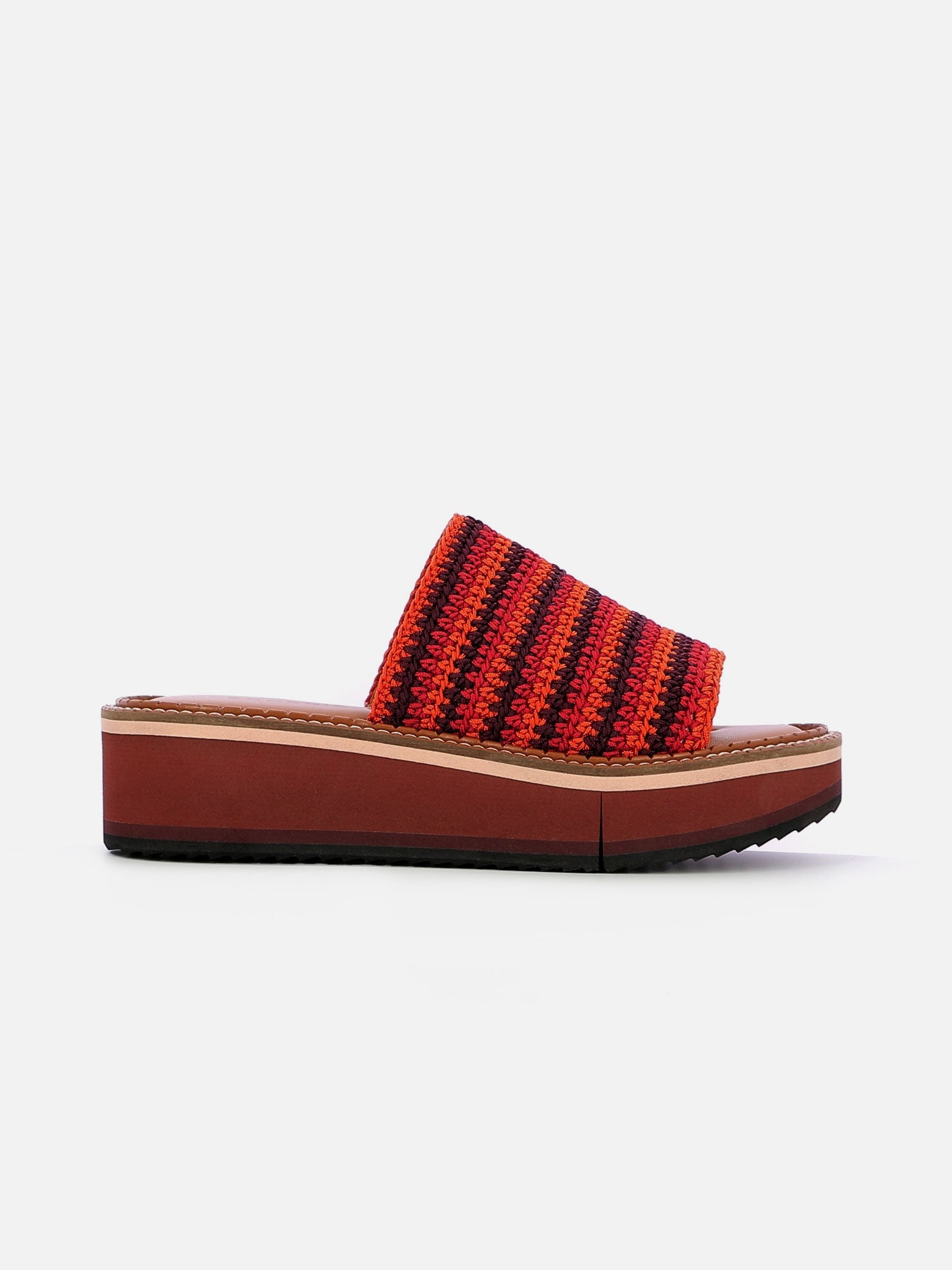 MULES - FLOE, crochet jaspe - Clergerie Paris - USA