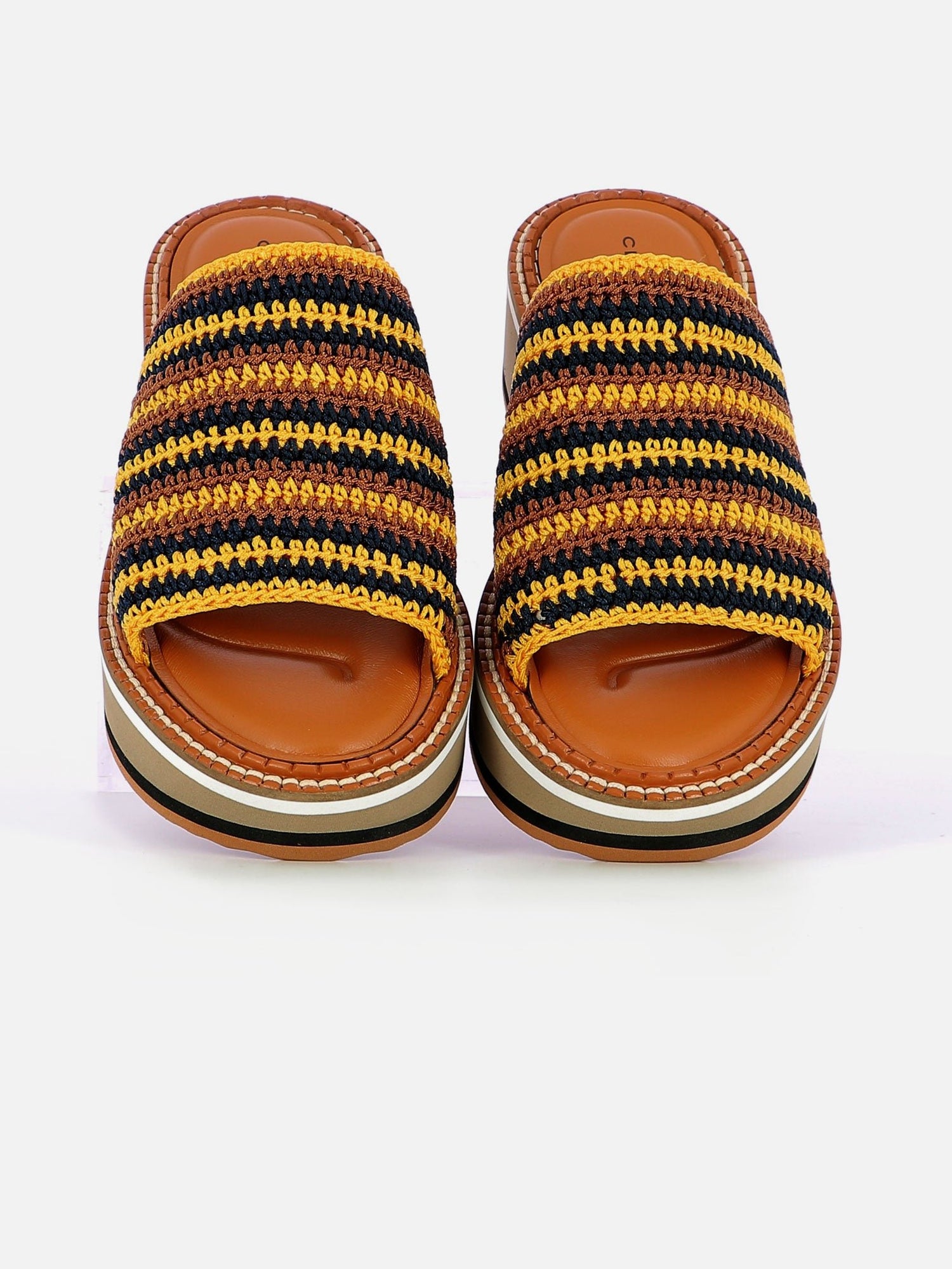 MULES - FLOE, crochet mango - Clergerie Paris - USA