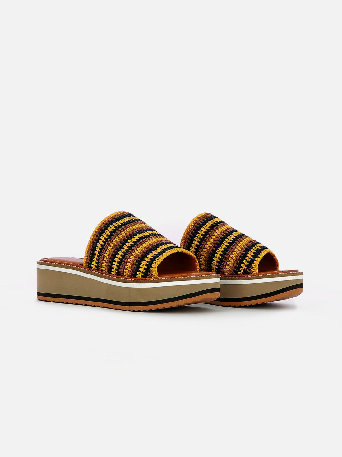 MULES - FLOE, crochet mango - Clergerie Paris - USA