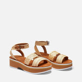 SANDALS - FLOSSIE, natural raffia - Clergerie Paris - USA