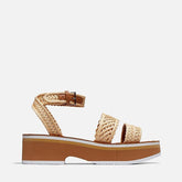 SANDALS - FLOSSIE, natural raffia - Clergerie Paris - USA