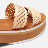 SANDALS - FLOSSIE sandals, natural raffia - FLOSSIENATCELM350 - Clergerie Paris - USA