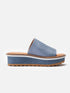 SANDALS - FOLIE, azure snake effect - Clergerie Paris - USA