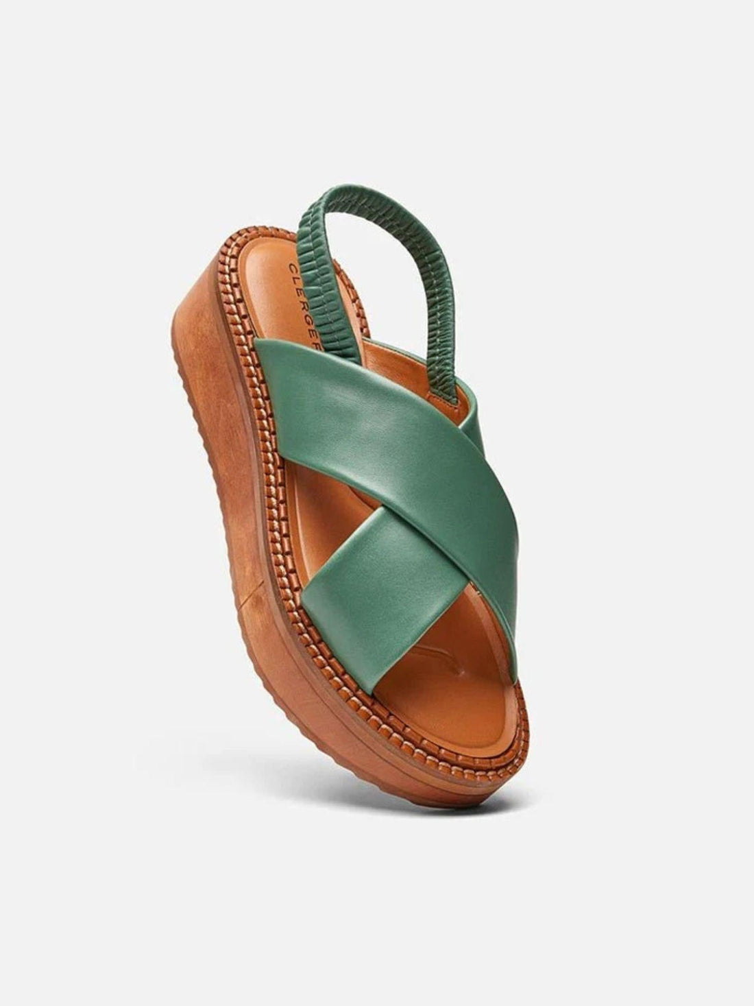 SANDALS - FREEDOM, moss green - Clergerie Paris - USA