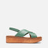 SANDALS - FREEDOM, moss green || OUTLET - Clergerie Paris - USA