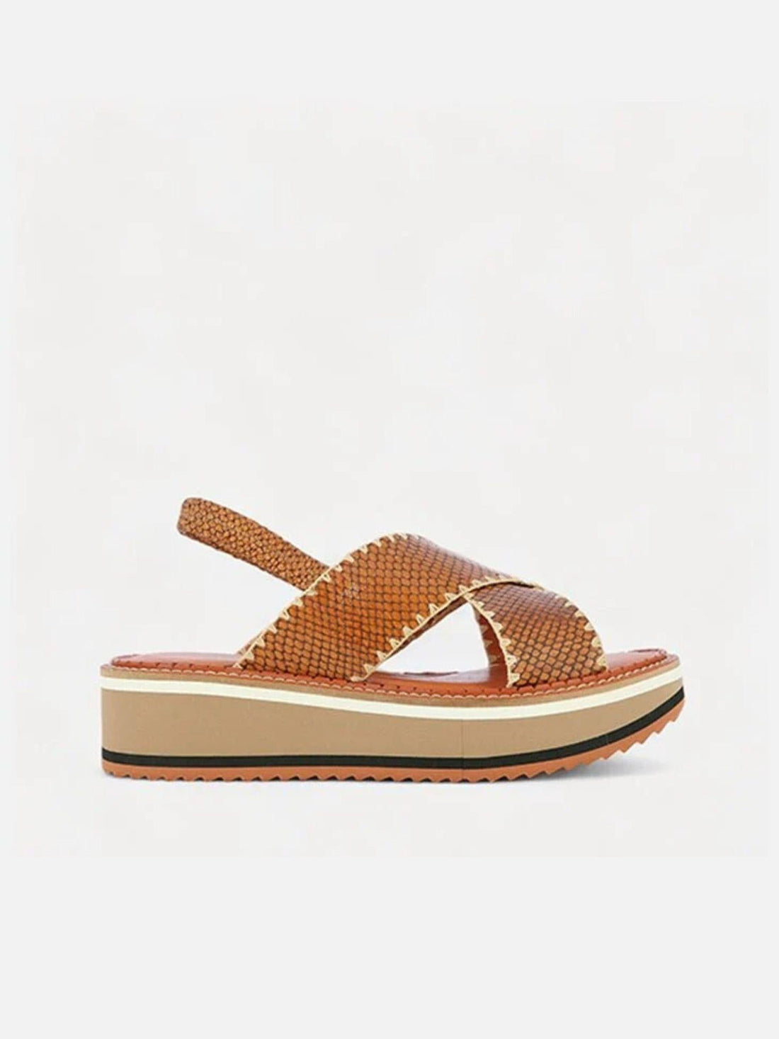 SANDALS - FREEDOM, python effect - Clergerie Paris - USA
