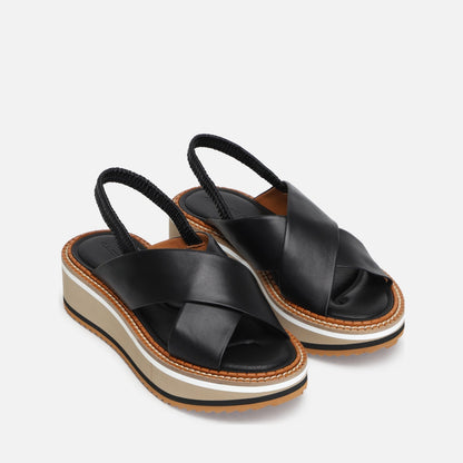 SANDALS - FREEDOM sandals, black - FREEDOM3BLCNAPM350 - Clergerie Paris - USA