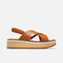 SANDALS - FREEDOM sandals, brown lambskin - FREEDOM8RSTNAPM340 - Clergerie Paris - USA