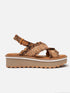 SANDALS - FRESH, brown raffia - Clergerie Paris - USA