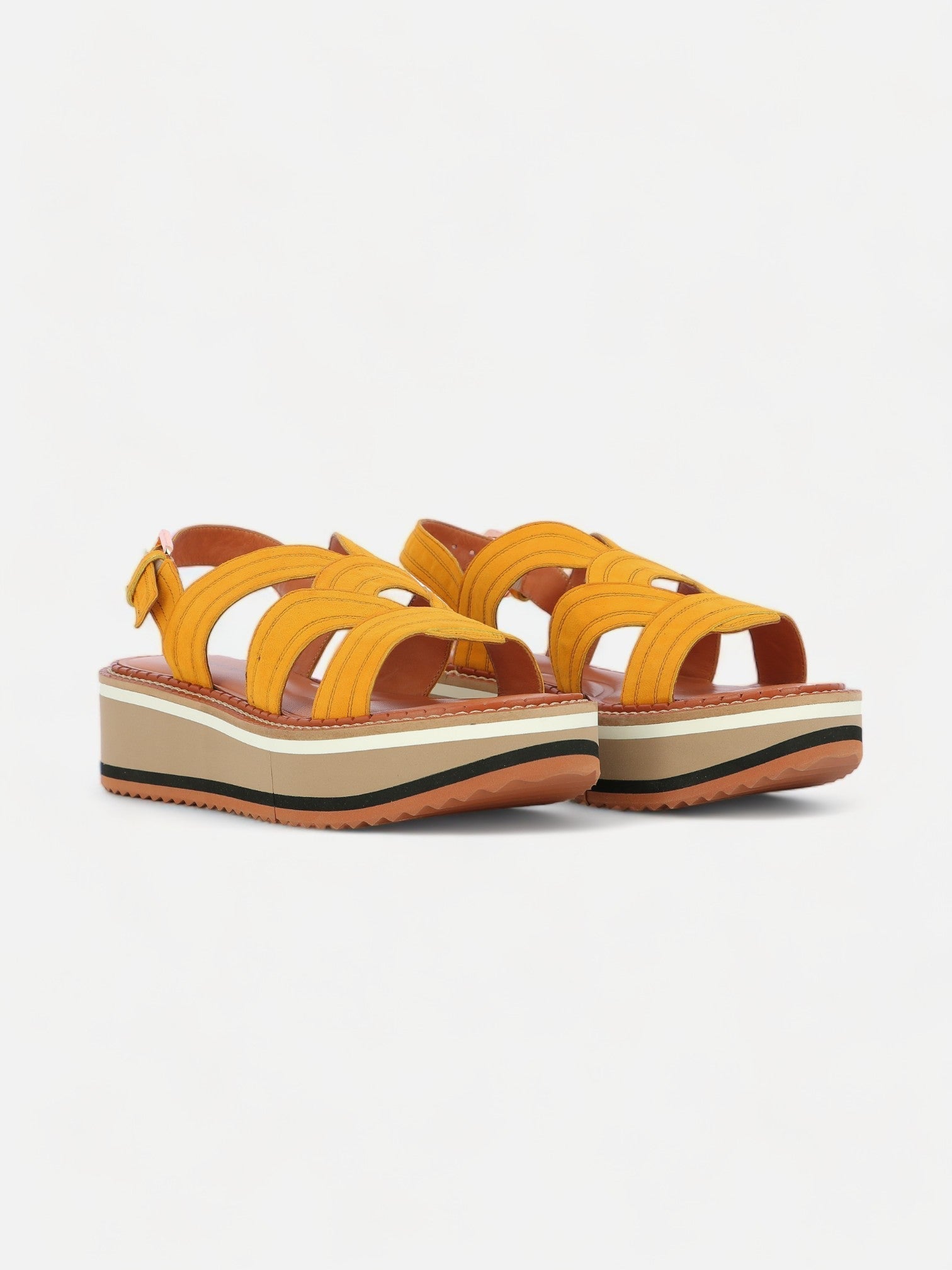 SANDALS - FRESIA sandals, suede mango - Clergerie Paris - USA