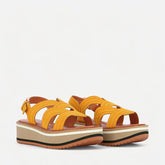 SANDALS - FRESIA, suede mango - Clergerie Paris - USA