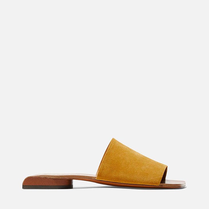 MULES - GEO, yellow suede || OUTLET - Clergerie Paris - USA