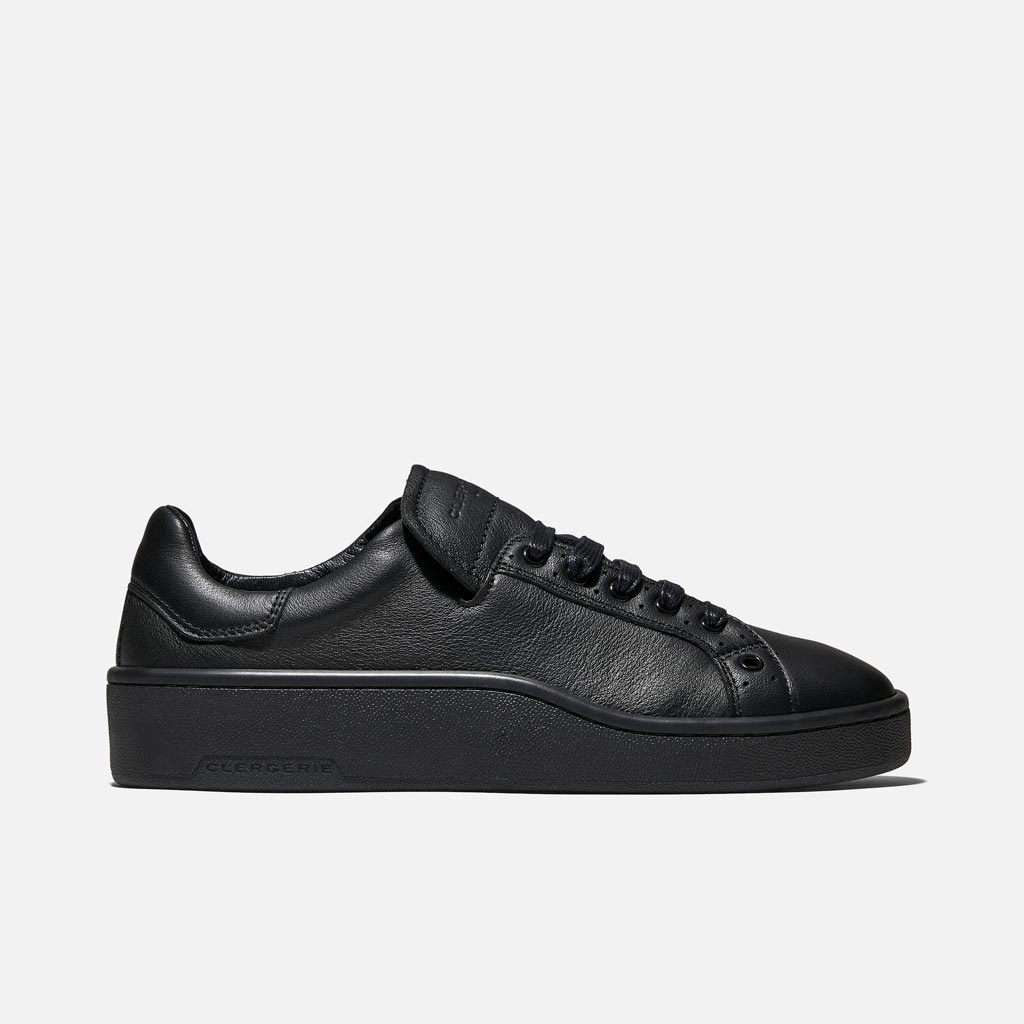 SNEAKERS - GIN sneakers, black calfskin || OUTLET - GIN8BLKLCAM350 - Clergerie Paris - USA