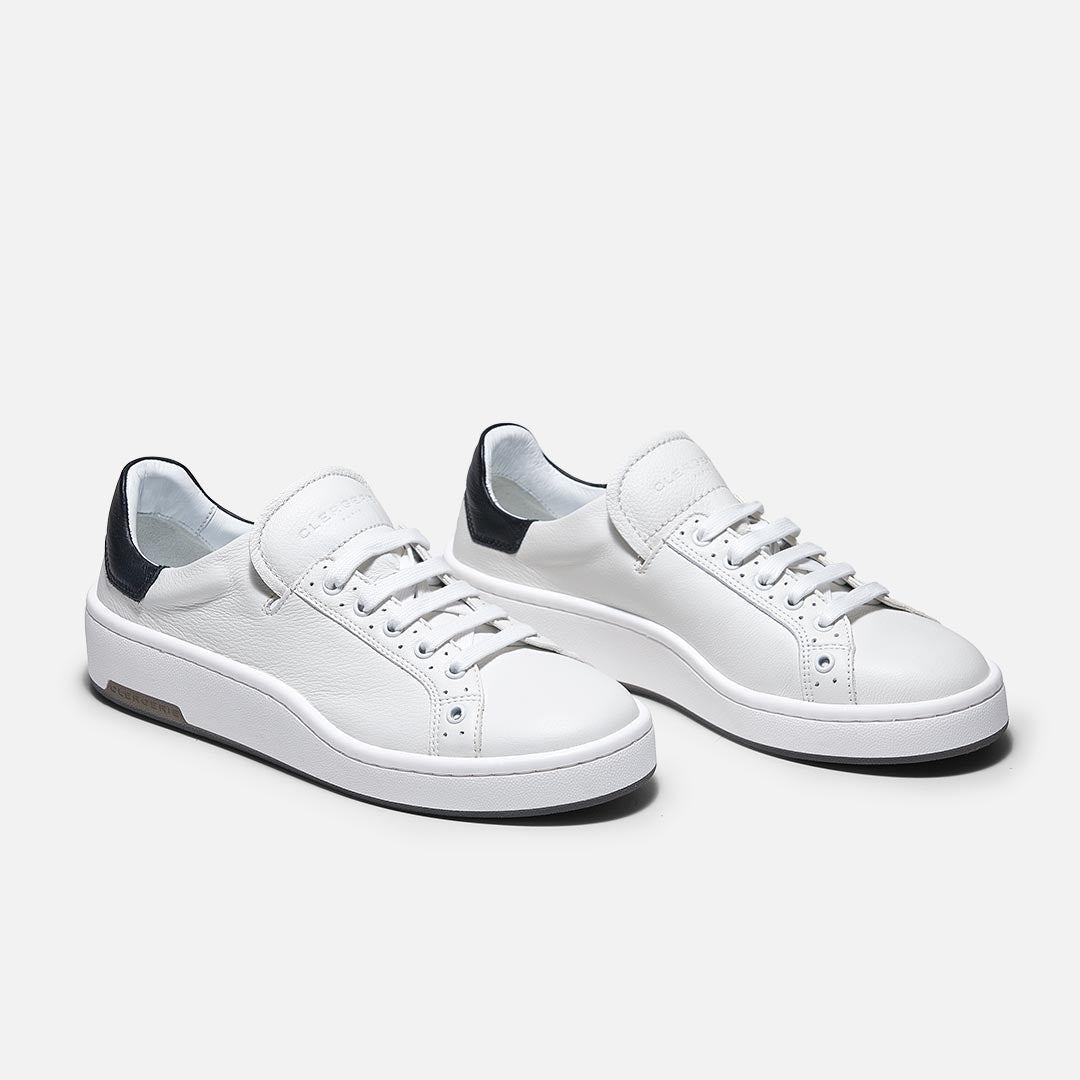 SNEAKERS - GIN sneakers, tanned calfskin white || OUTLET - GIN8WHTCAFM350 - Clergerie Paris - USA
