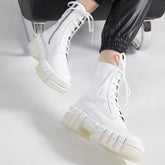 ANKLE BOOTS - GOTTY ankle boots, calfskin white || OUTLET - GOTTYWHICAFM340 - Clergerie Paris - USA