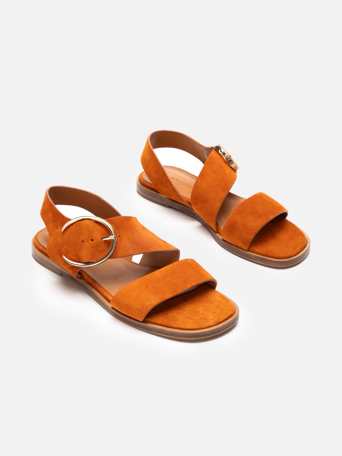 SANDALS - ILONA, ginger suede - Clergerie Paris - USA