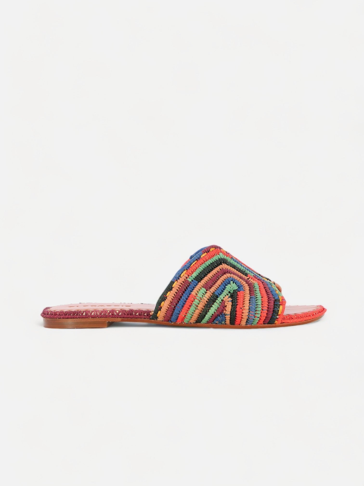 SANDALS - INENI sandals, multicolor raffia - Clergerie Paris - USA