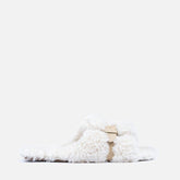 MULES - IRINA, white faux - shearling || OUTLET - Clergerie Paris - USA