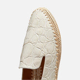 LOAFERS - IRMIS, beige straw croco || OUTLET - Clergerie Paris - USA