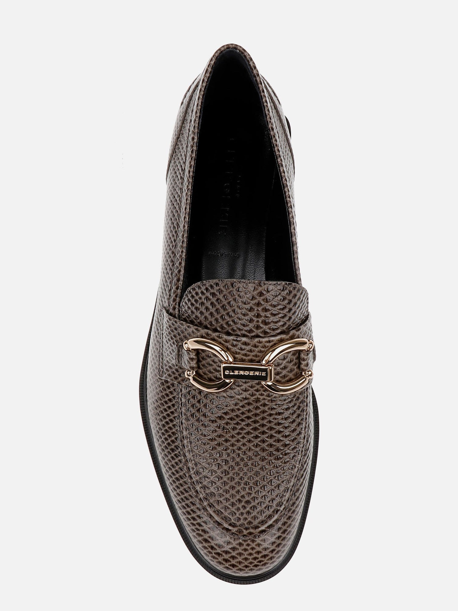 LOAFERS - JAEL, snake - effect stone - Clergerie Paris - USA