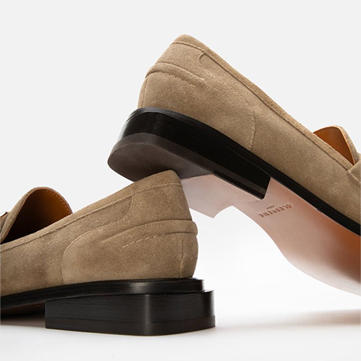 LOAFERS - JAEL, suede gobi - Clergerie Paris - USA