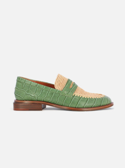 LOAFERS - JAMBO loafers, crocodile effect - Clergerie Paris - USA