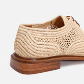 DERBIES - JAPAILLE derbies, raffia natural - JAPAILLE5NATRFIM350 - Clergerie Paris - USA