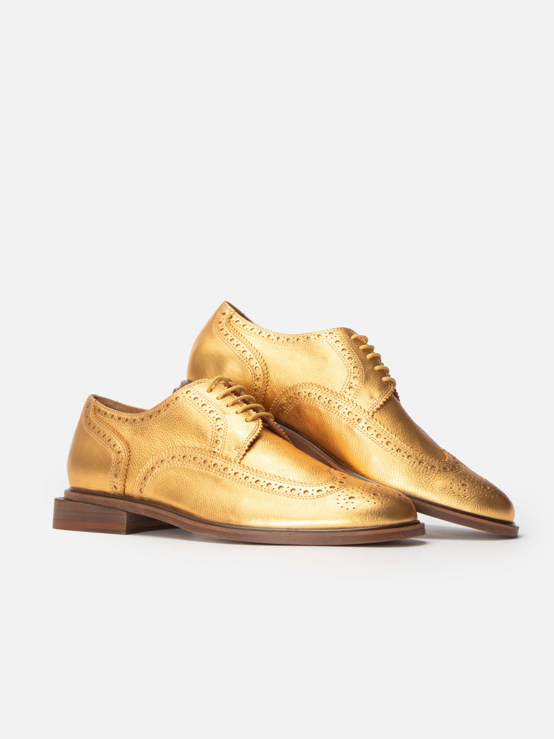 DERBIES - JENSEN, golden - Clergerie Paris - USA