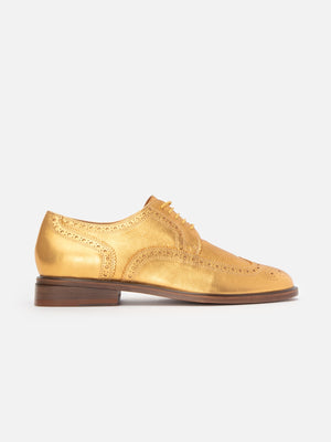 DERBIES - JENSEN, golden - Clergerie Paris - USA