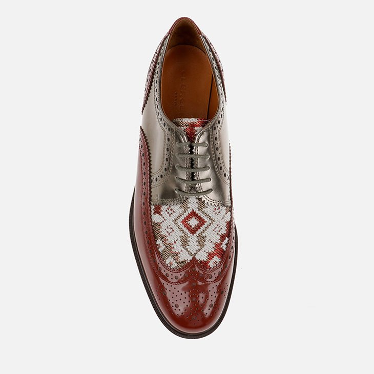 DERBIES - JOELLE, gloss red - Clergerie Paris - USA