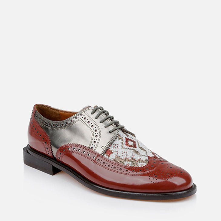 DERBIES - JOELLE, gloss red - Clergerie Paris - USA